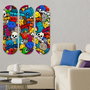 Wallity Cuadro Decorativo de MDF Multicolor (3 Piezas)